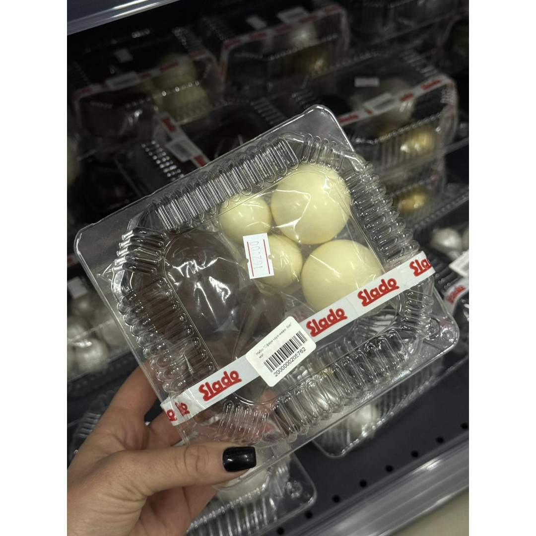 Набір "Сфери коричнево- білі" мат.