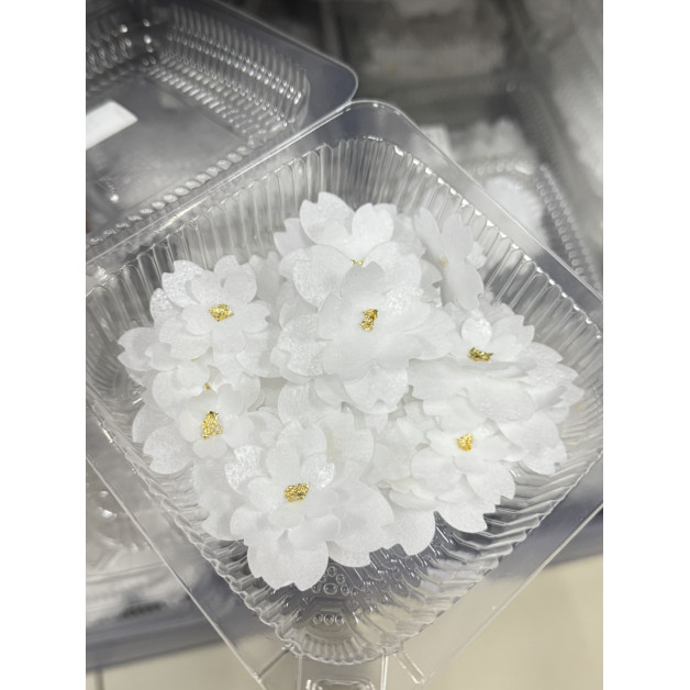 Набір "Вафельні квіти анемони" 20 шт сусальні