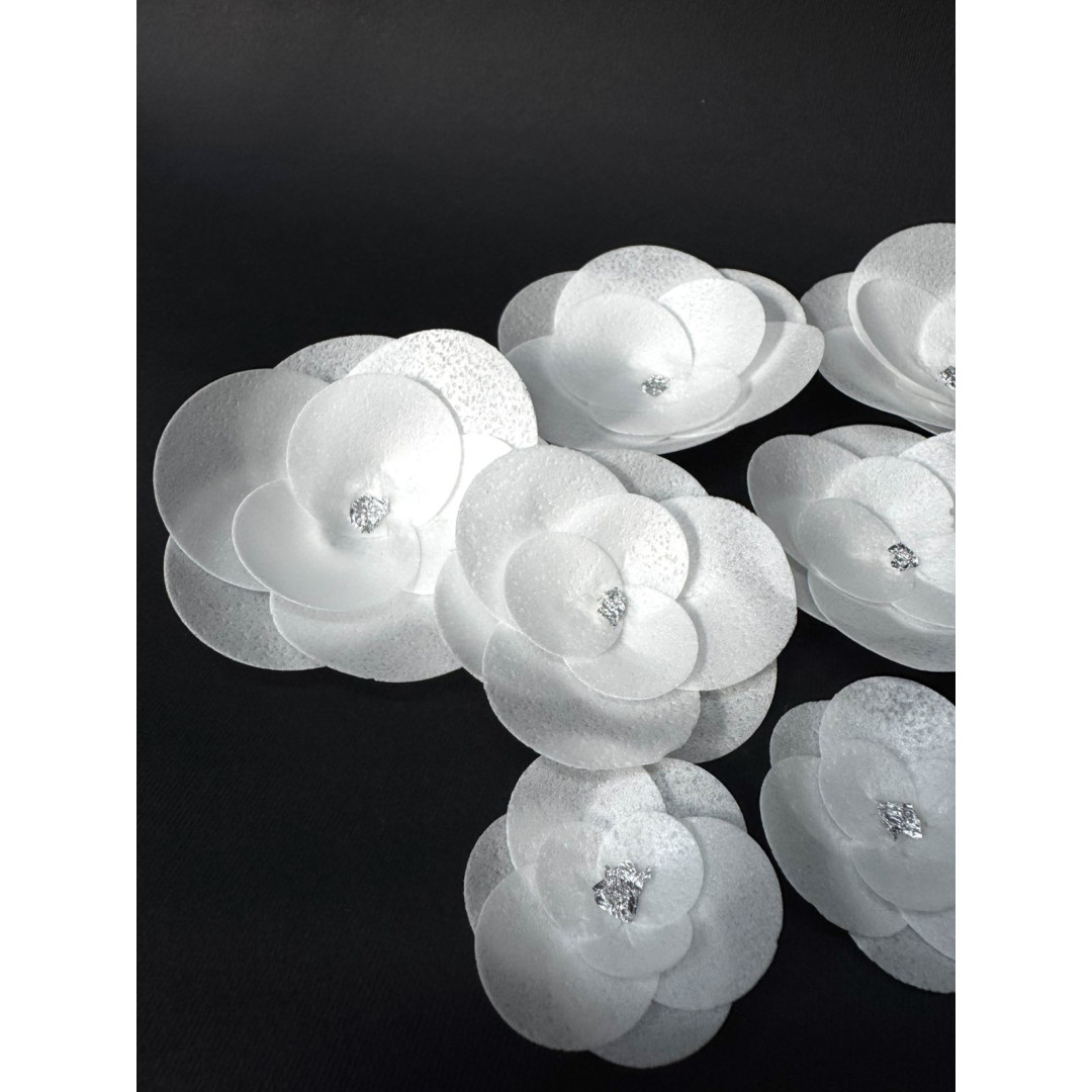 Набір "Вафельні квіти сусальна серединка" 9 шт