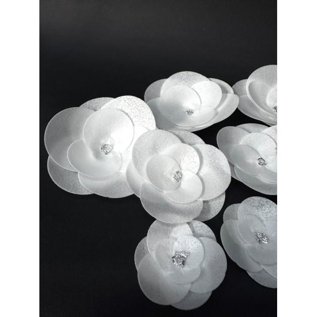 Набір "Вафельні квіти сусальна серединка" 9 шт