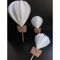 Набір "Вафельні повітряні кулі" 3 шт