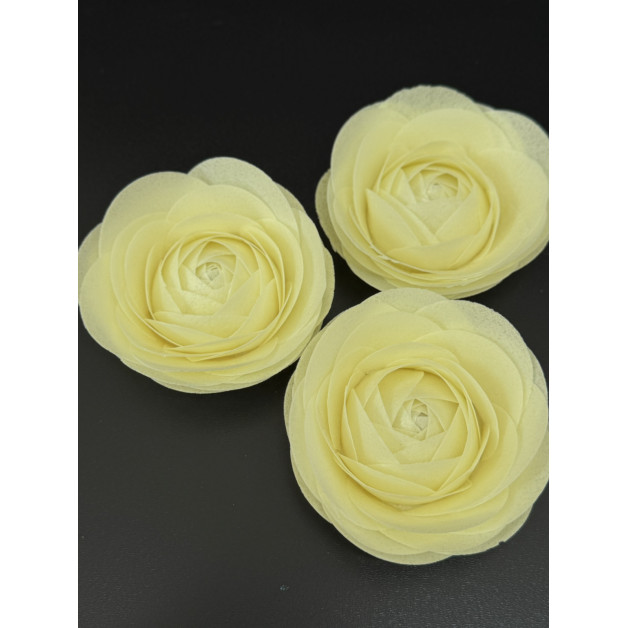 Набір "Вафельні троянди жовті 3 шт"