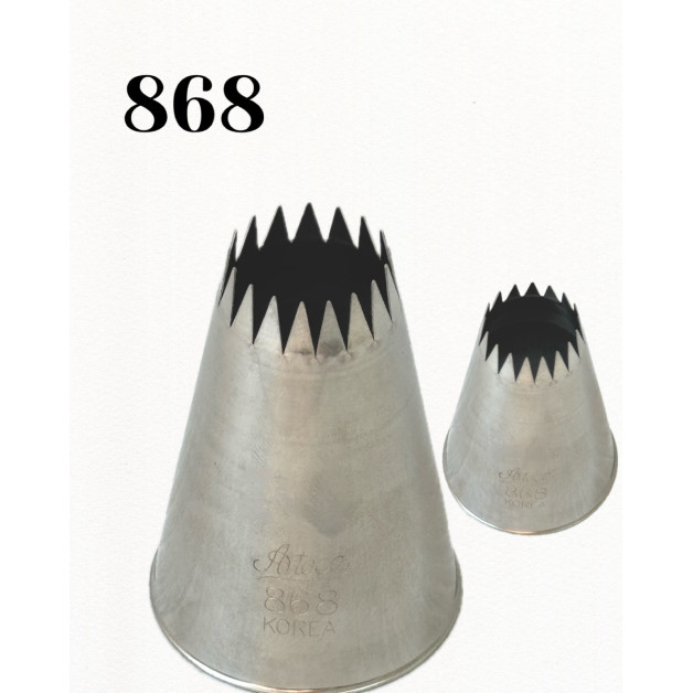 Насадка 868 відкрита зірочка атеко. Робоча частина -18мм.