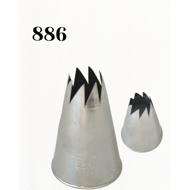 Насадка 886 відкрита зірочка атеко. Робоча частина -17 мм.