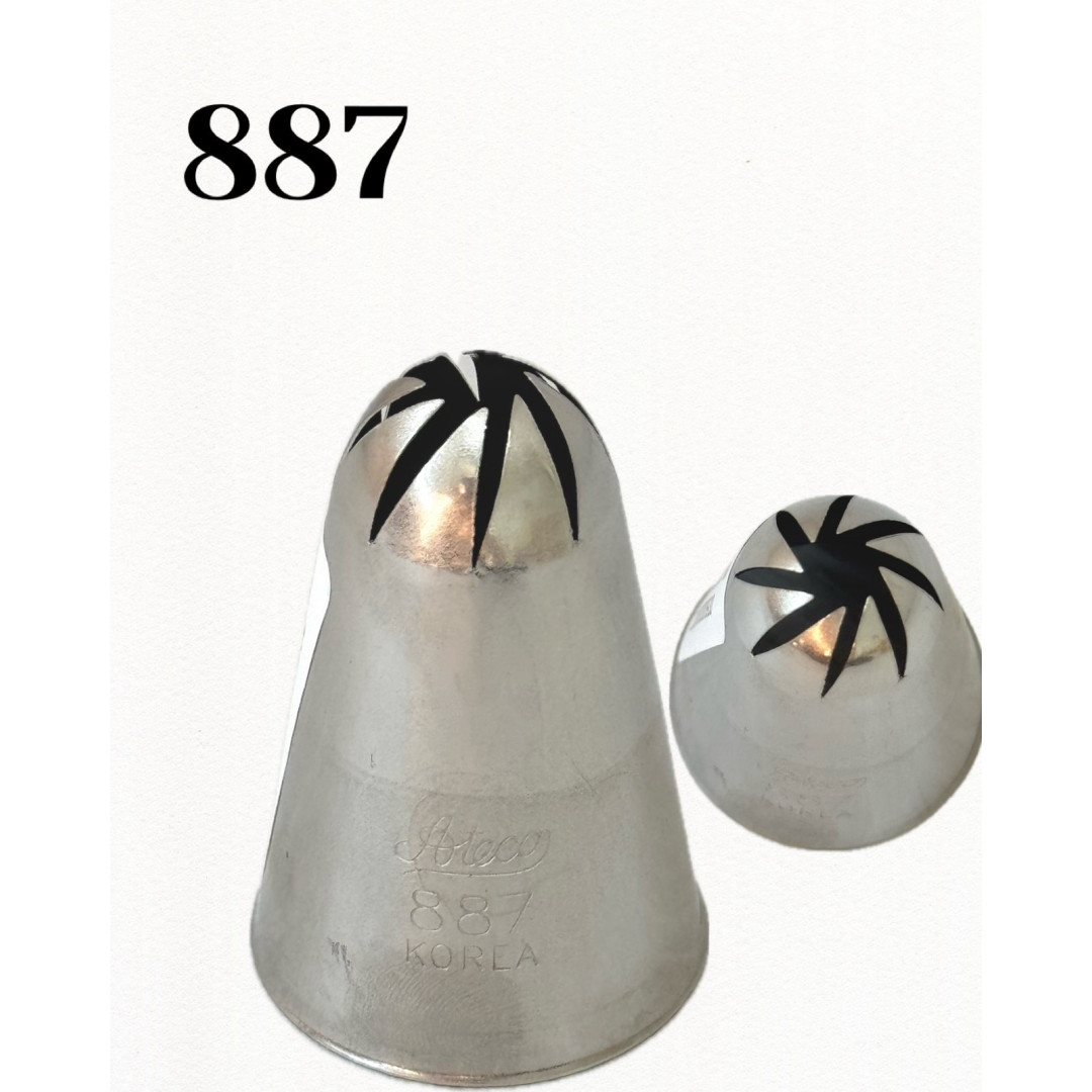 Насадка 887 закрита закручена зірочка атеко. Робоча частина -18мм.