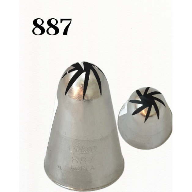 Насадка 887 закрита закручена зірочка атеко. Робоча частина -18мм.