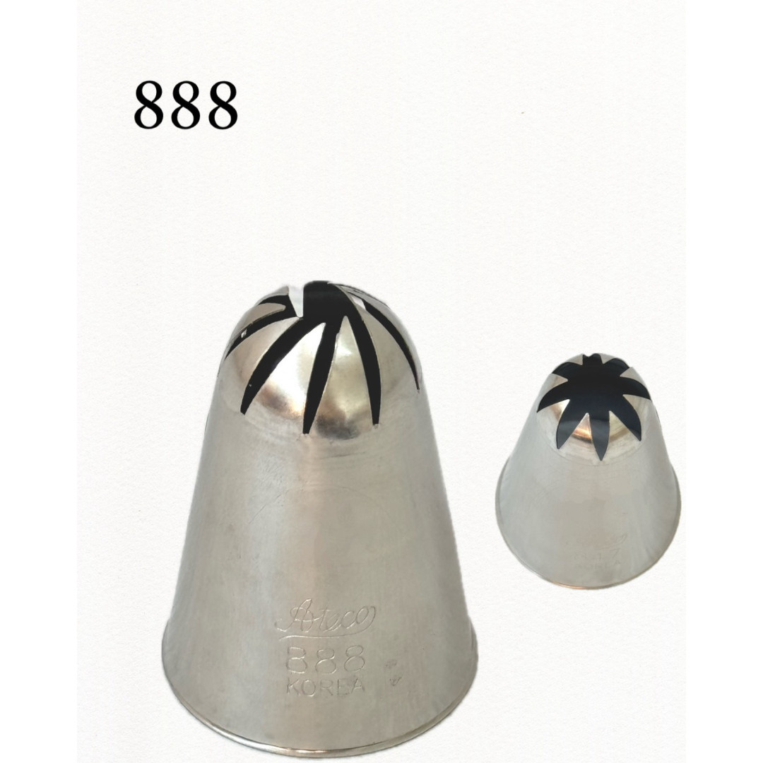 Насадка 888 закрита закручена зірочка атеко. Робоча частина -20мм