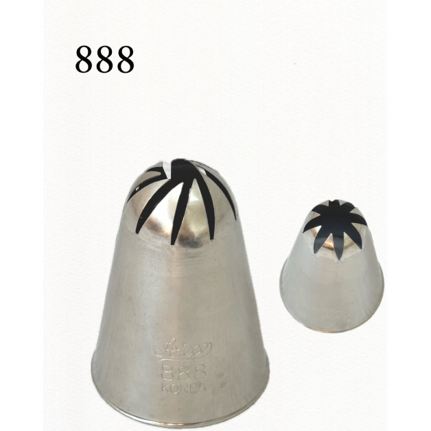 Насадка 888 закрита закручена зірочка атеко. Робоча частина -20мм