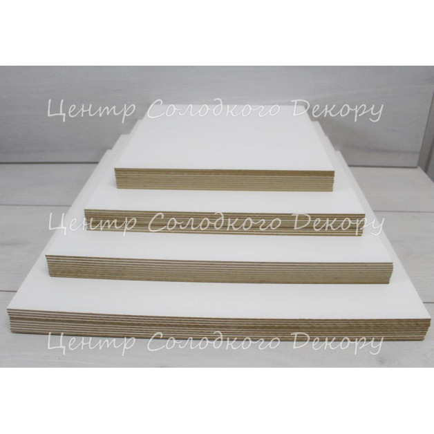 Підложка ДВП біла 30*30