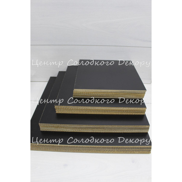 Підложка ДВП чорна 25*25 см