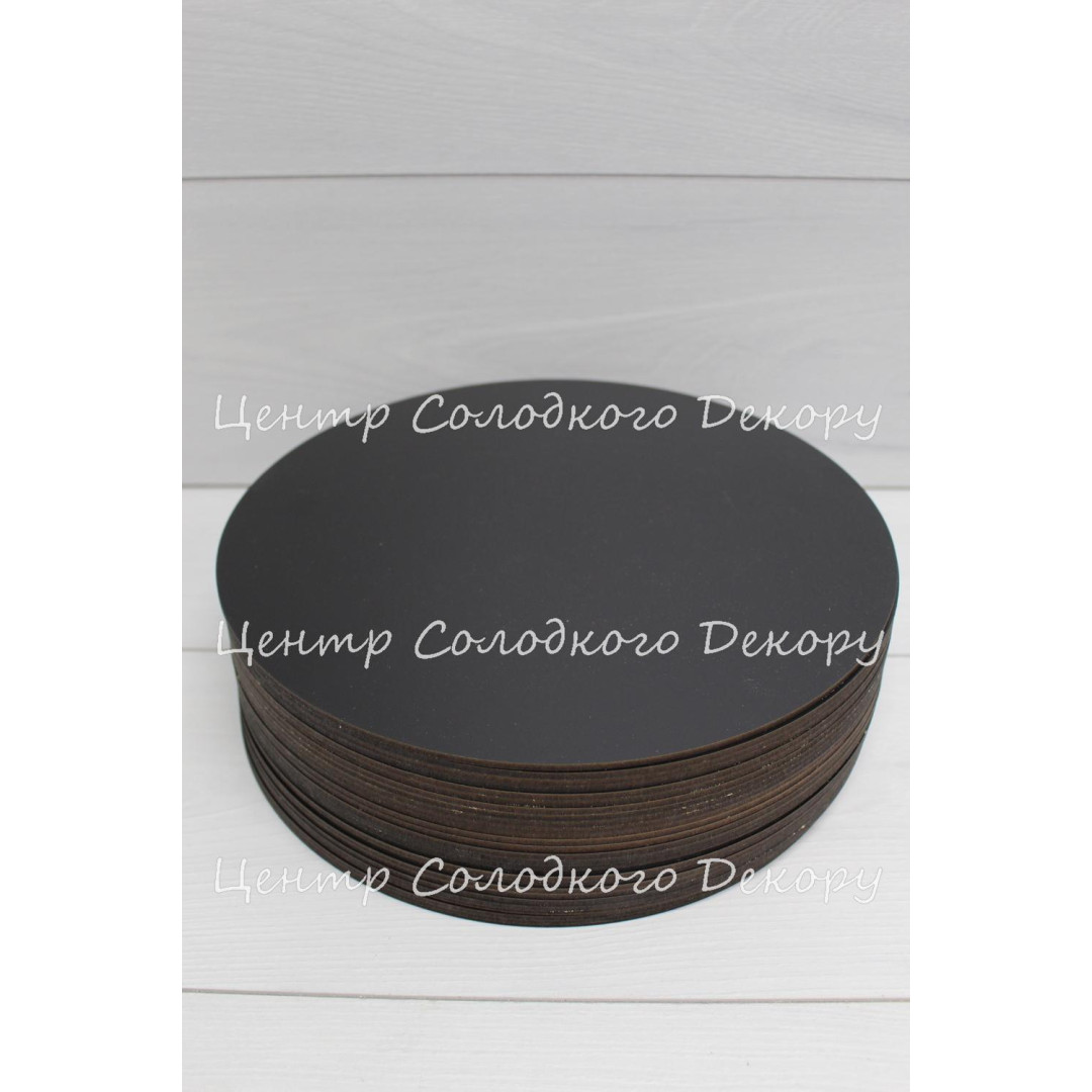 Підложка ДВП чорна діаметр 34 см
