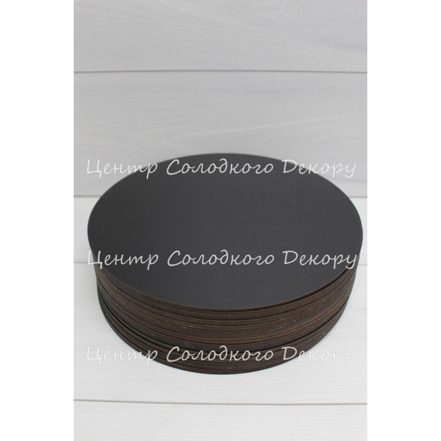 Підложка ДВП чорна діаметр 40 см