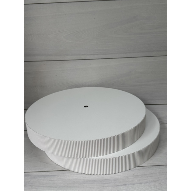 Підложка сендвіч гофра біла h5 d30см