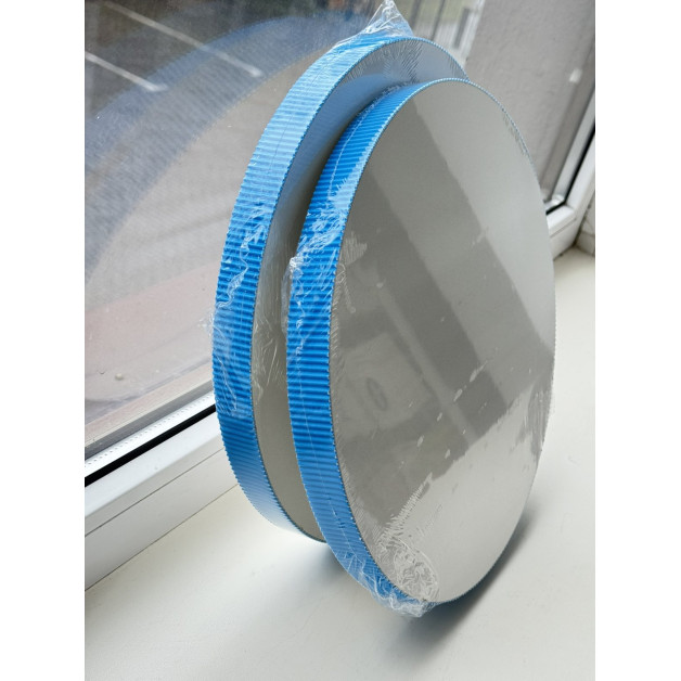 Підложка сендвіч гофра блакитна  h2,5 d30см