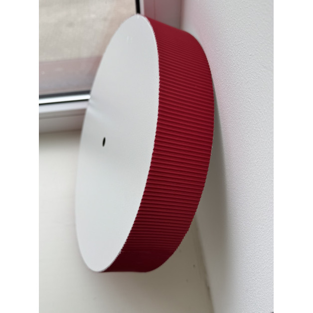 Підложка сендвіч гофра червона  h5 d25см