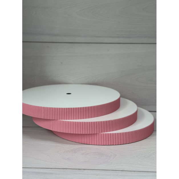 Підложка сендвіч гофра рожева h2,5 d25см