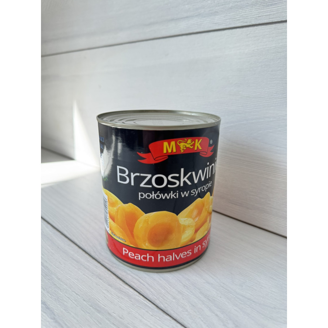 Персик консервований ж/б 820 гр