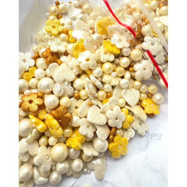 Посипка цукрова " Перламутровий мікс з кульками"№ 28 50 г