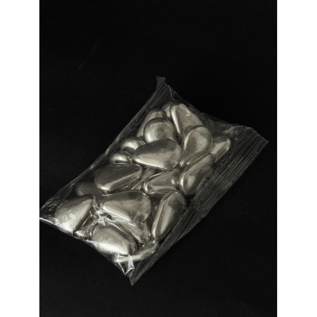 Посипка капелька більша срібло 50 грам