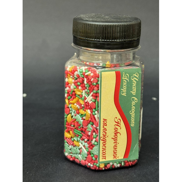 Посипка " Новорічний калейдоскоп "ЦД 80 грам