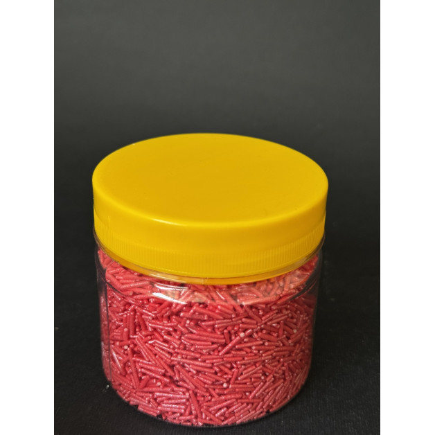 Посипка "Перламутрова паличка  Добрик "червона 100г