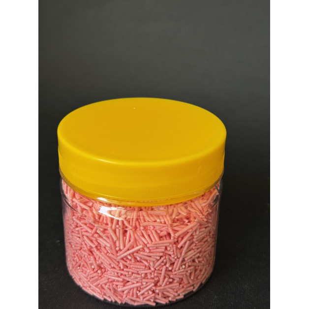 Посипка "Перламутрова паличка  Добрик "рожева 100г