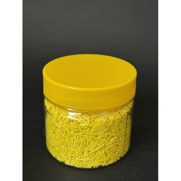 Посипка "Перламутрова паличка  Добрик "жовта 100г