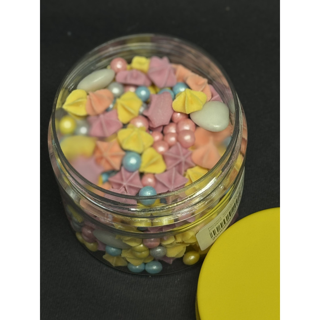 Посипка "Шокол. серця з рисовою посипкою та бізе" 100 г