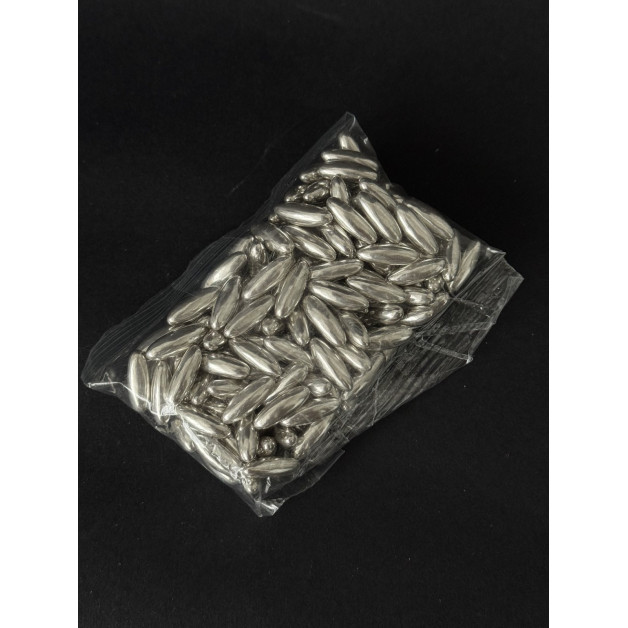 Посипка рис довгий срібло 50 гр