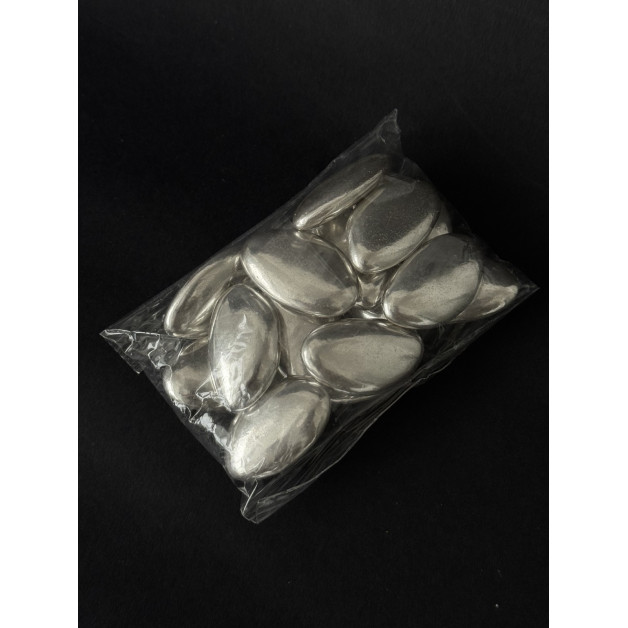 Посипка шоколад срібло еліпс-капля 50 гр