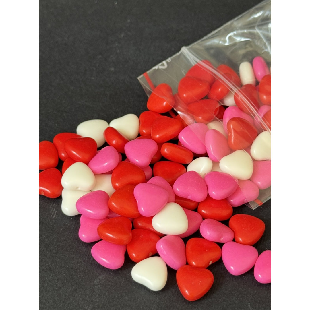 Посипка таб. серця мікс 50 грам
