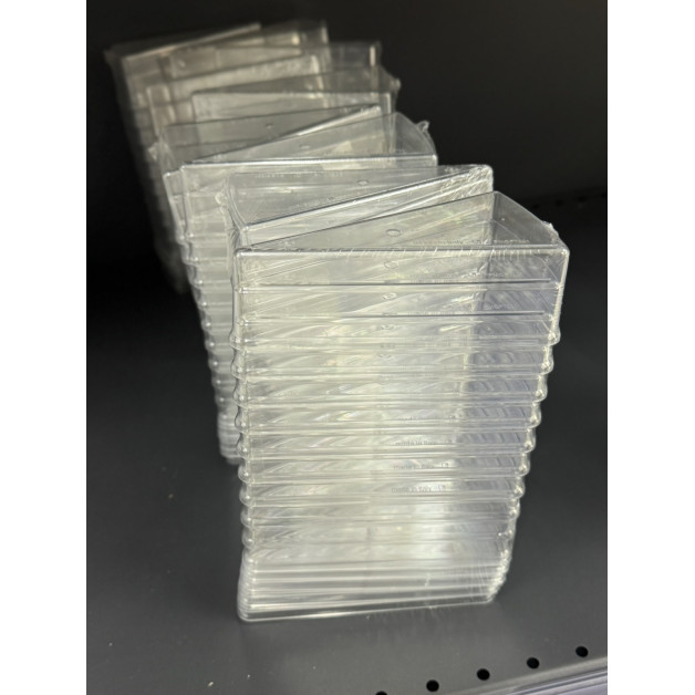 Посуд для десертів з кришкою 10 шт Трикутник 165 мл. Італія,