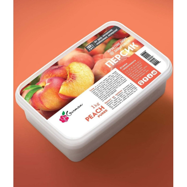 Пюре Персик заморожене 1 кг ЯГурман (без цукру)