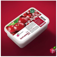 Пюре Журавлина заморожене 1 кг ЯГурман (без цукру)