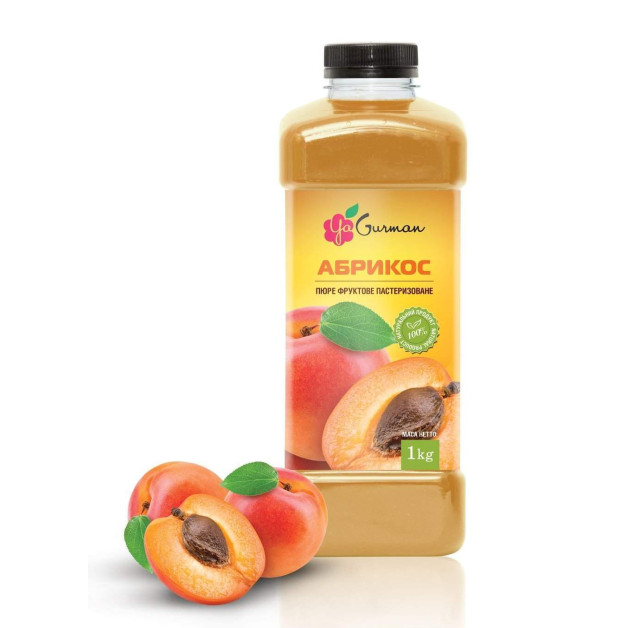 Пюре пастеризоване Абрикос 1 кг пляшка ЯГурман