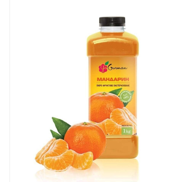 Пюре пастеризоване Мандарин 1 кг пляшка
