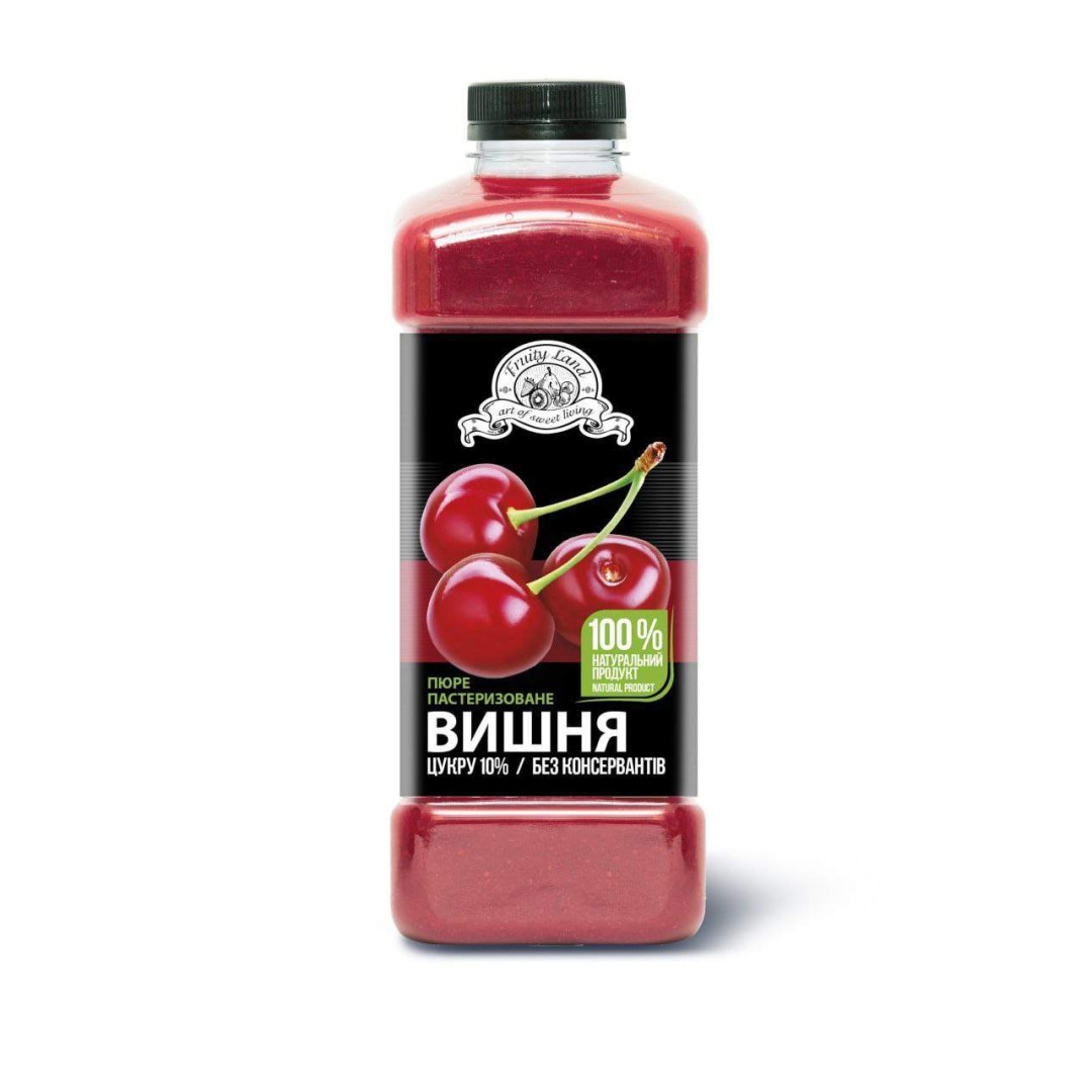 Пюре пастеризоване Вишня (90% ягід\10% цукру) Фруті Ленд.