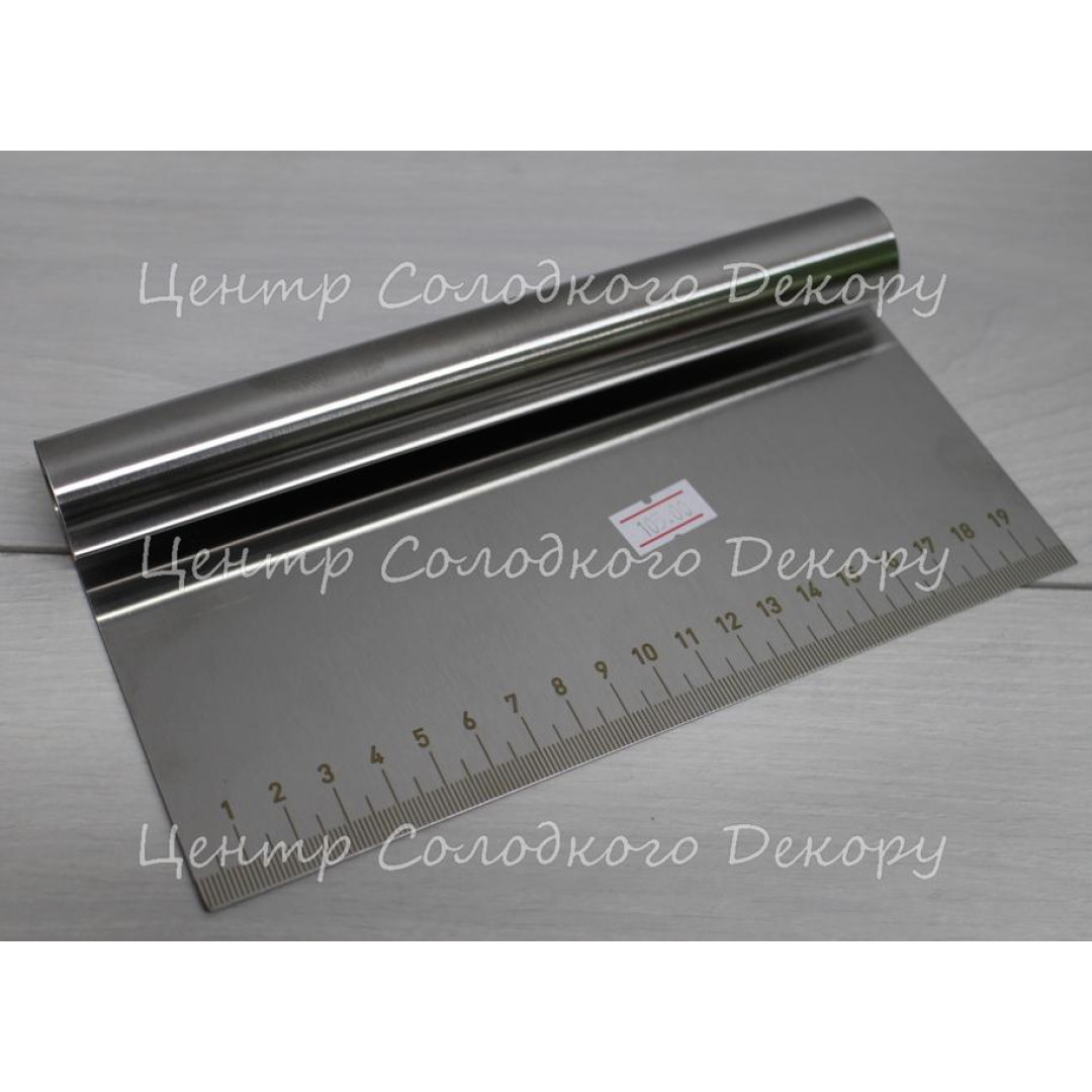 Шпатель металевий з розміткою 20 см