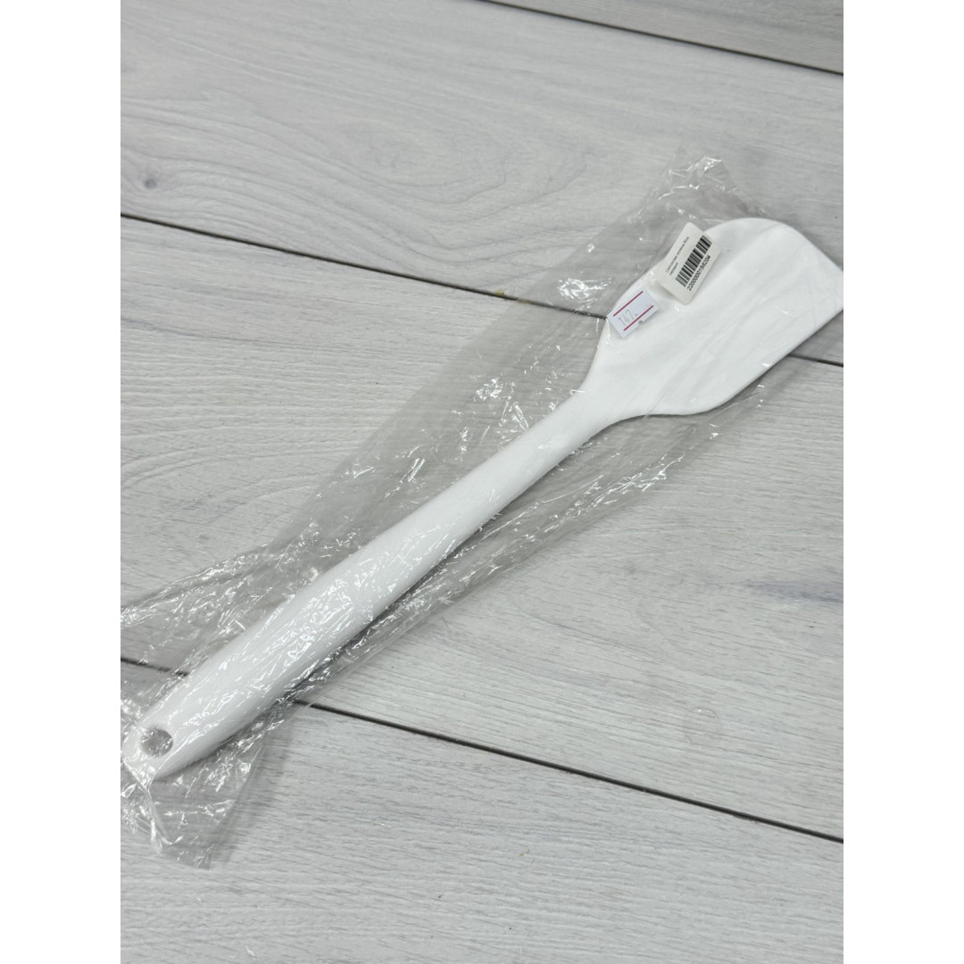 Силіконова лопатка біла середня