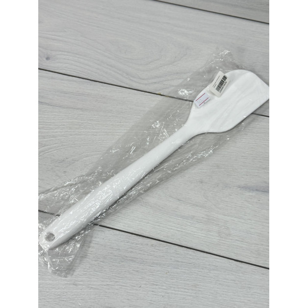 Силіконова лопатка біла середня