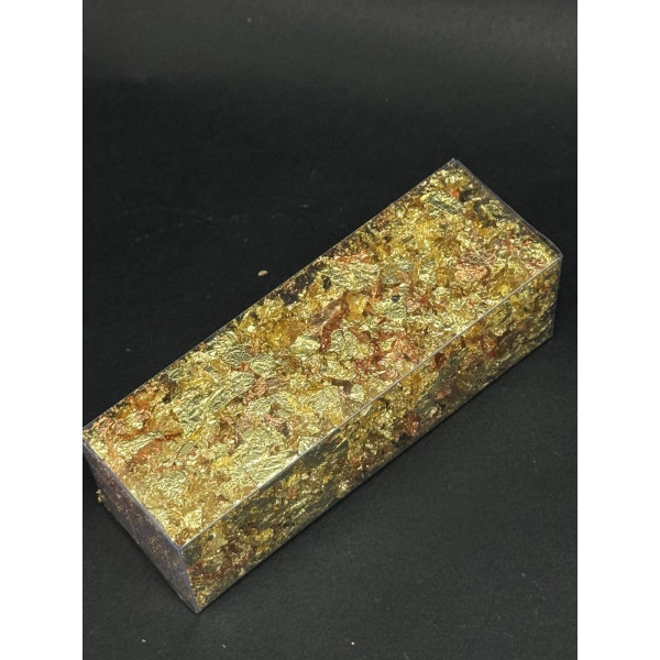 -Сусальні пластівці коробочка (золото-мідь)