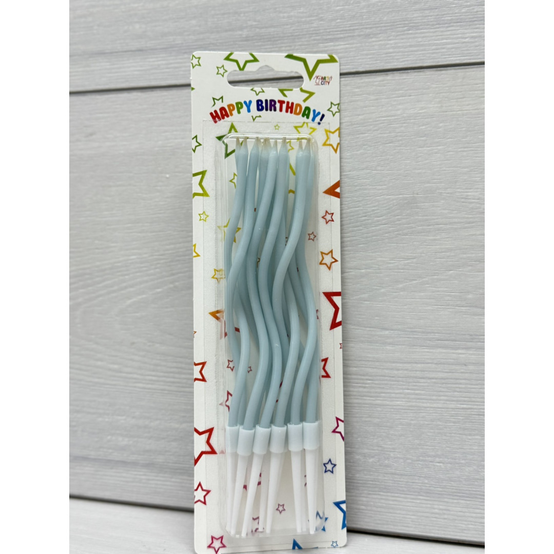 Свічки 12 шт коктельні неон