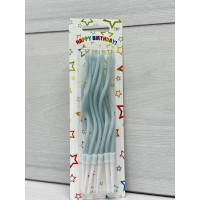 Свічки 12 шт коктельні неон