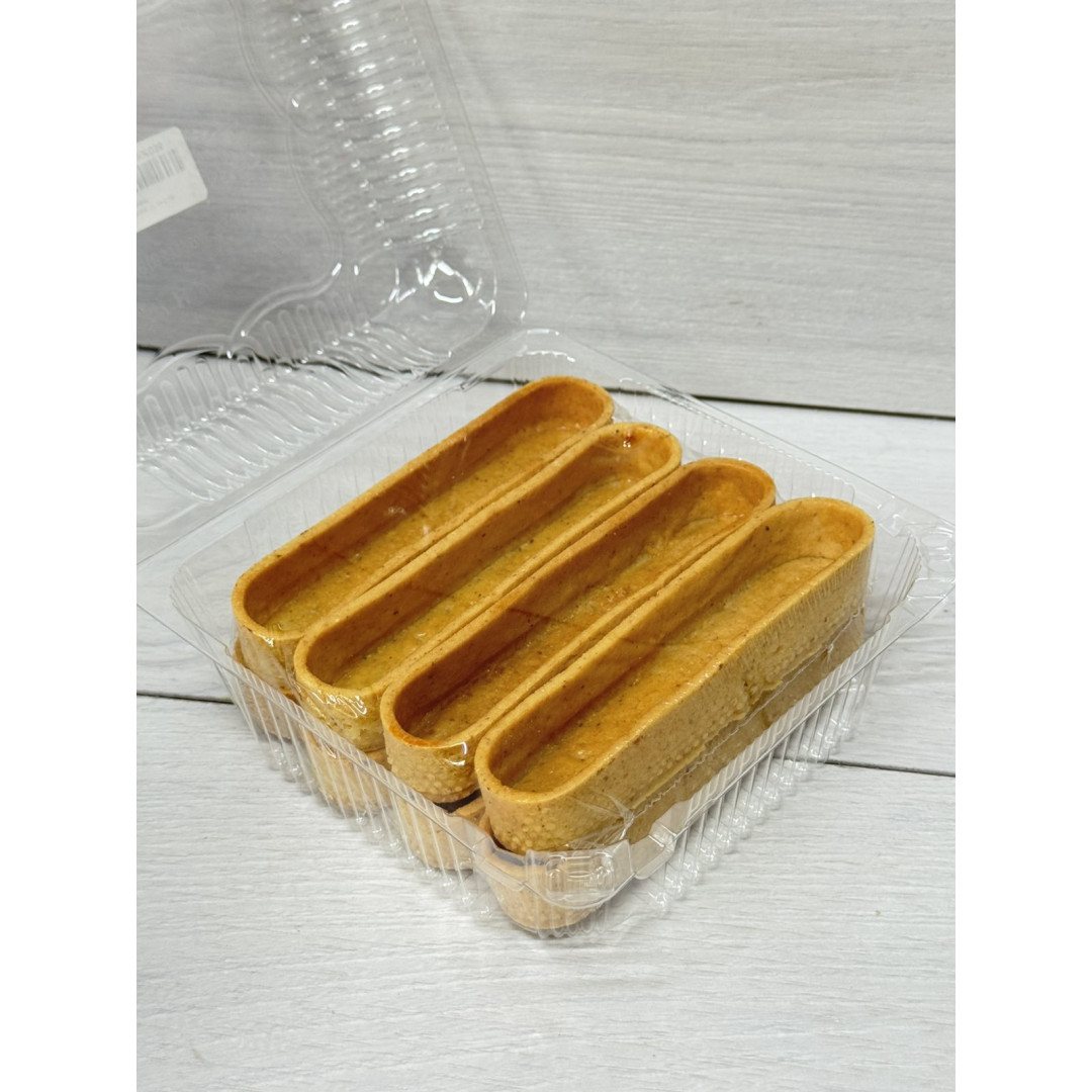 Тарт еклер 13 см 8 шт Мигдалевий