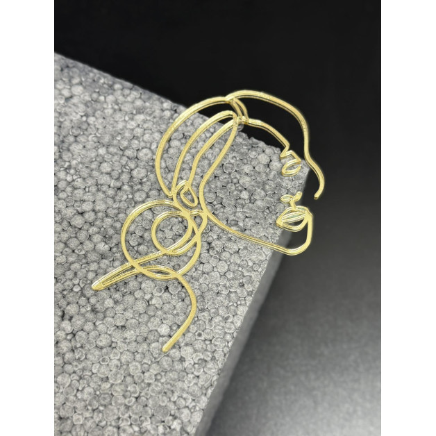 Топер пластик №1-золото