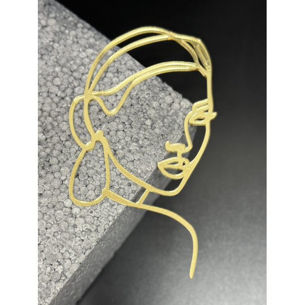 Топер пластик №2-золото