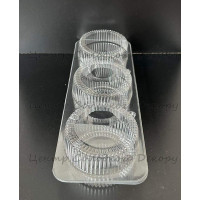 Упаковка пласт. пончик 3 шт (12 см)