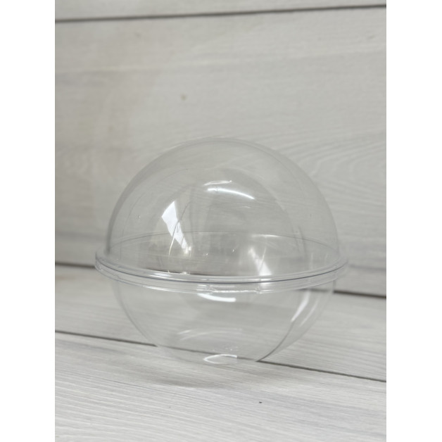 Упаковка пластикова для бентоторта куля 5 шт -13 см в діаметрі.