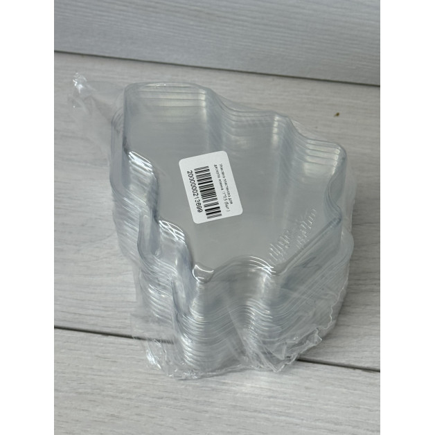 Упаковка пластикова для десертів ялинка 11*8,5 (5шт )