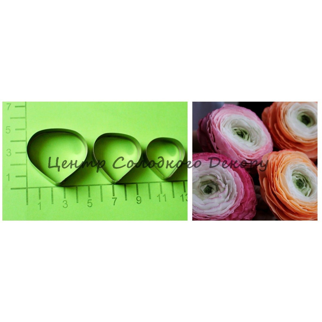 Вирубка метал пелюстки ранункулюс